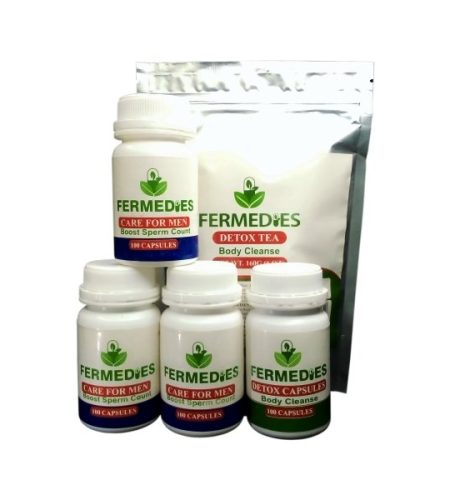 Care for men kit to restore sperm count and become a father naturally